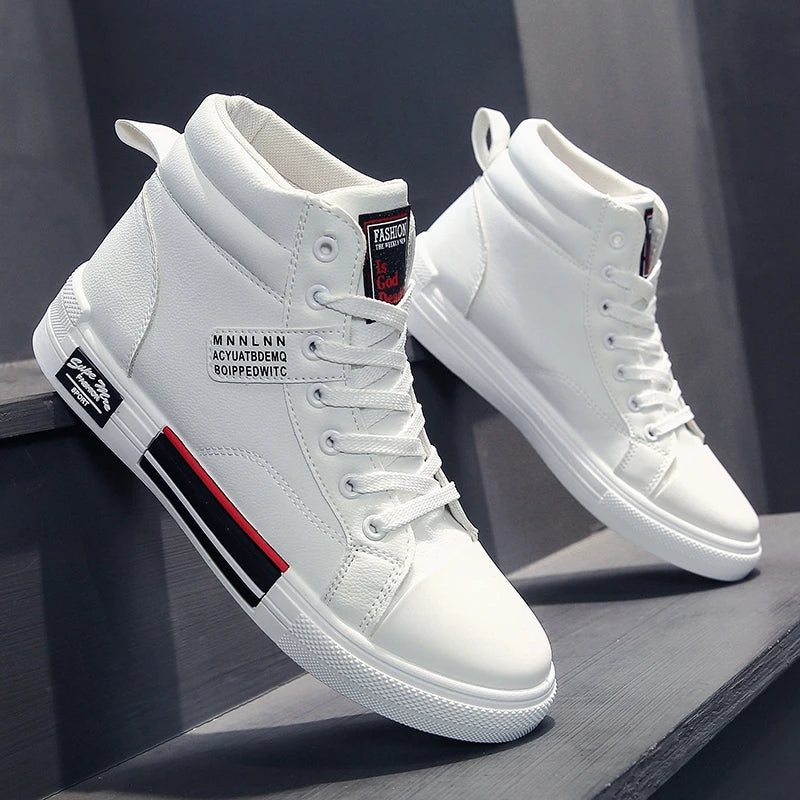 Men's Casual Skateboarding Shoes High Top Sneakers Sport tenis Shoes Breathable Walking Shoes Street Shoes zapatillas de hombre