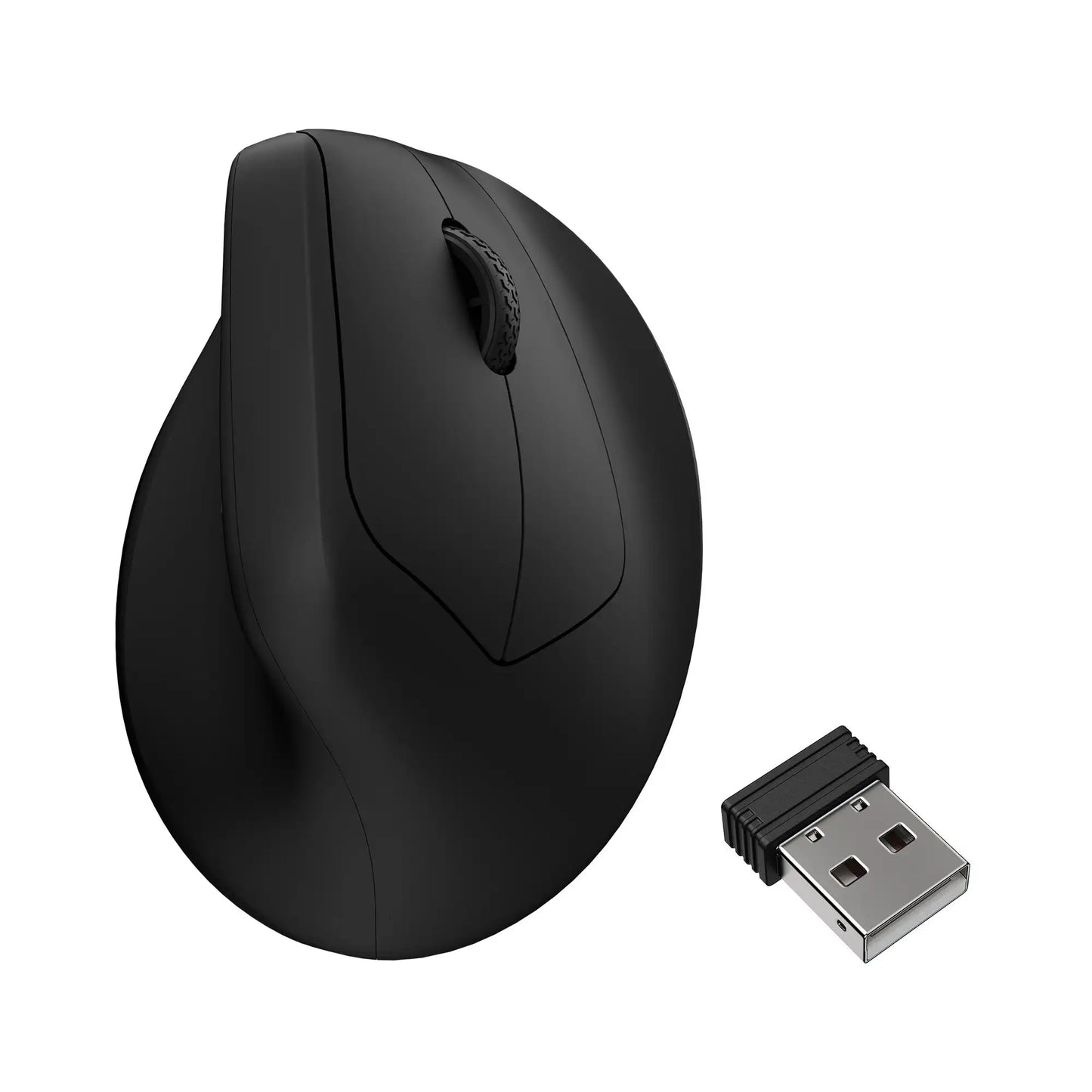 Rato Ergonómico Sem Fios Keychron M5 Ótico com Taxa de Polling 8K, 2.4GHz e Bluetooth, USB Type-C, Sensor 3950