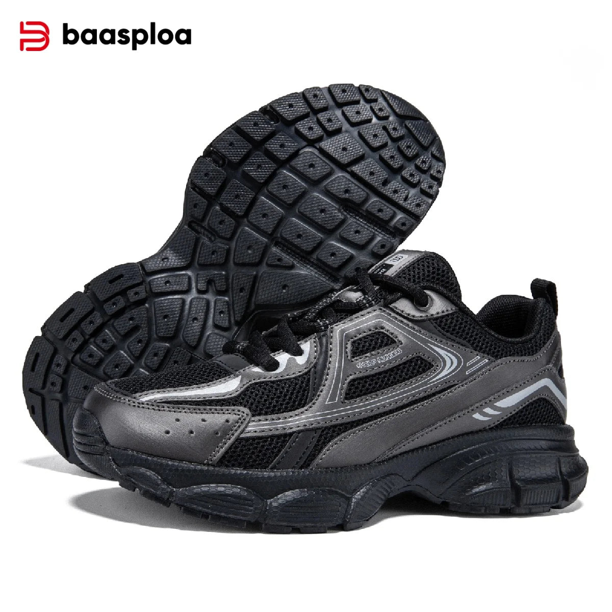 Baasploa Women Running Shoes Fashion Lightweight Mesh Non-slip Jogging Sneaker Female Outdoor Breathable Colorful Casual Shoes