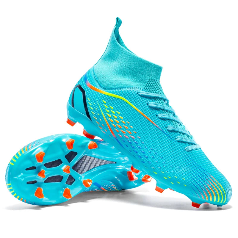 Men Football Boots Professional Turf Futsal Match Grass Unisex Outdoor Training Soccer Shoes Soccer Cleats Non-slip Breathable