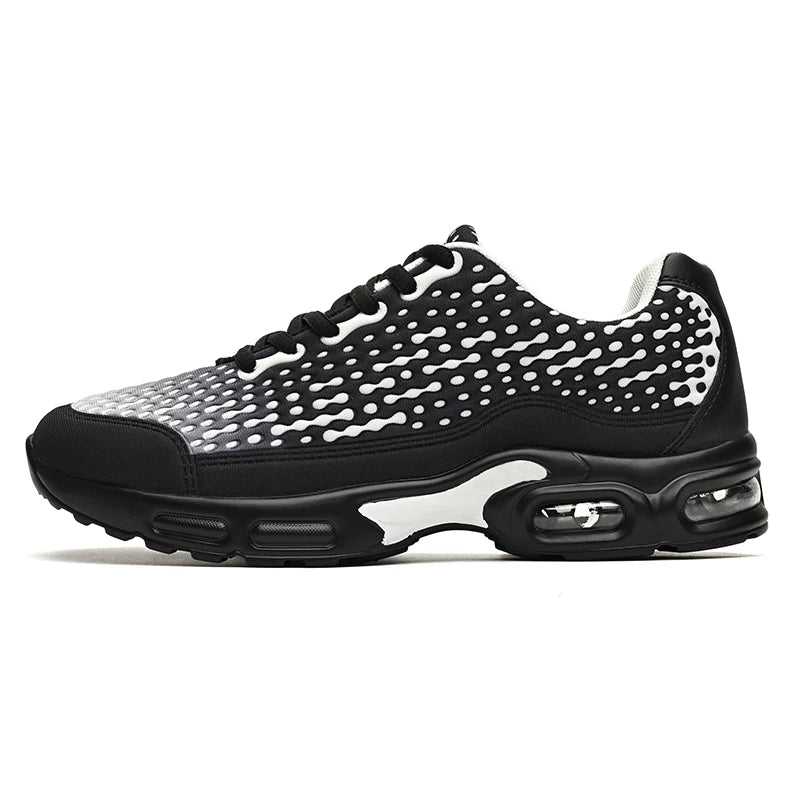 Men Sports Shoes Lightweight Rebound Soft Sole Fashionable Mesh Breathable Youth Outdoor Running Fitness Training Shoes for Men