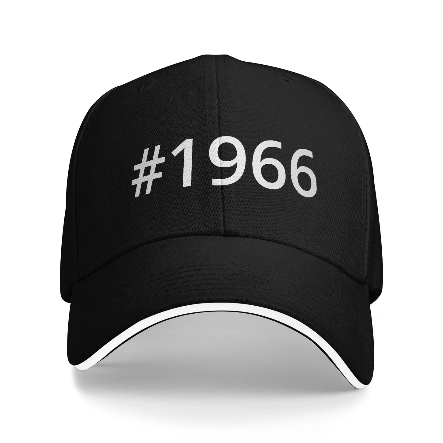 Men Women Born in 1966 vintage age 60 years old funny 60th birthday Hat Fashion Baseball Cap Sun Hat Travel Headewear