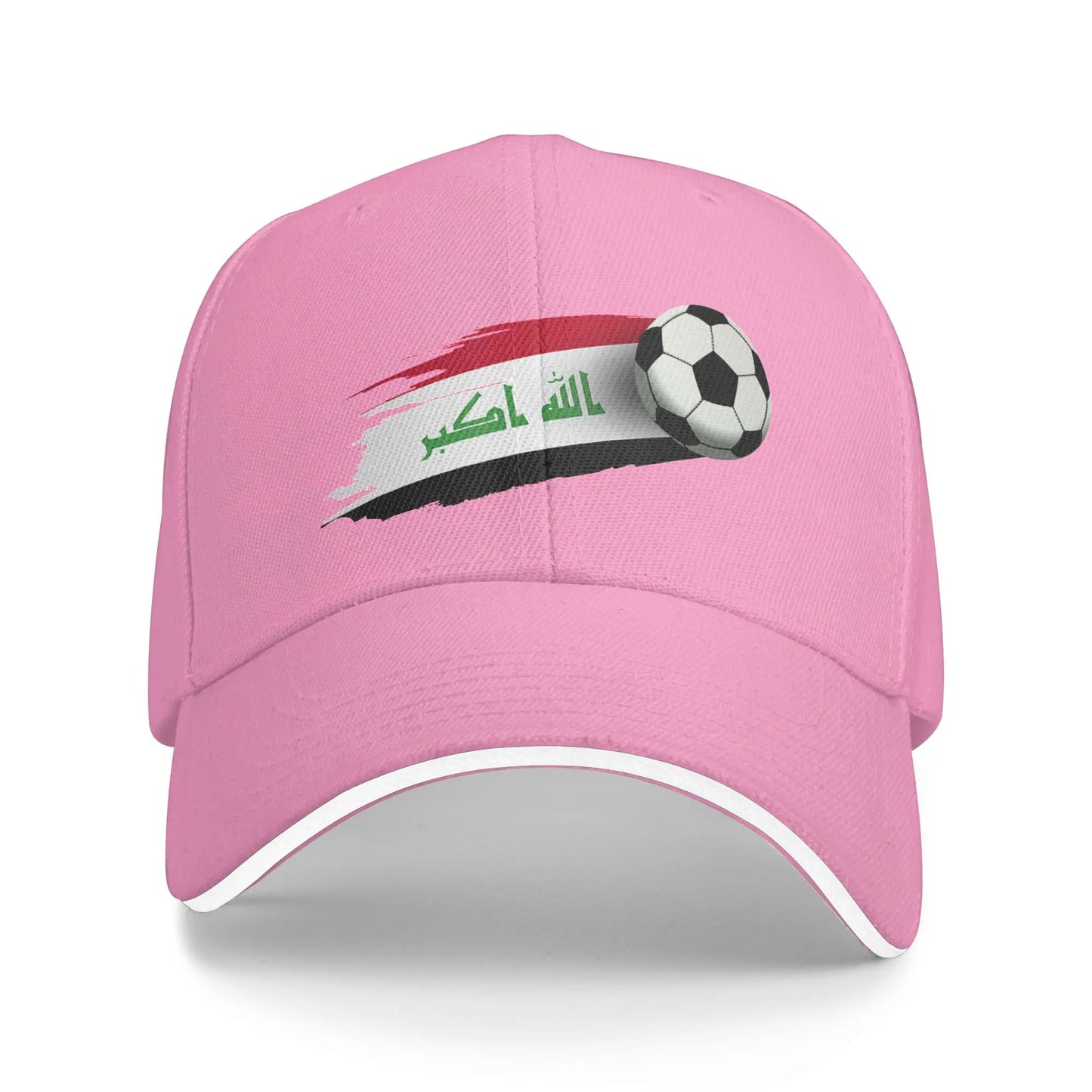 Men's Women's Iraq Flag Iraqi Soccer Outdoor Hat Sun Baseball Caps Casual Baseball Cap Sports Hats