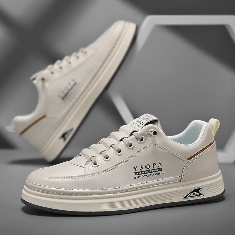 Modieuze casual zomerrijschoenen voor heren, sportieve instaploafers, veelzijdig, comfortabel, ademend, slijtvast leer -..