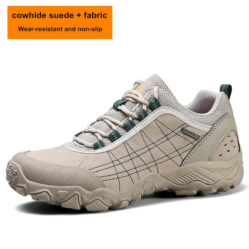 HUMTTO Trekking Shoes for Women Winter Hiking Shoes Womens Waterproof New Luxury Designer Climbing Leather Casual Woman Sneakers