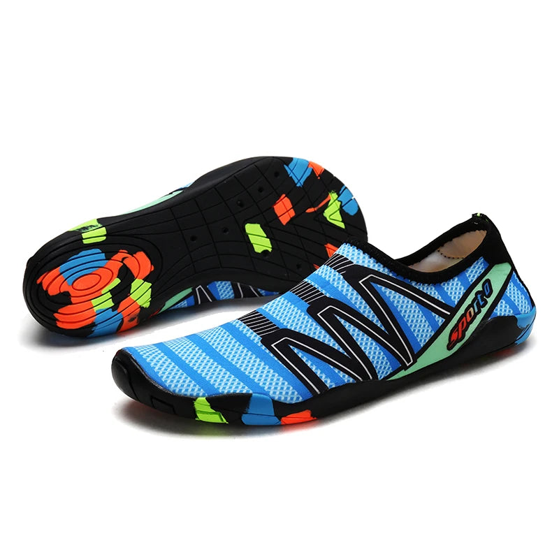 Aqua Shoes Quick Dry Beach Water Shoes Unisex Swim Aqua Slippers Barefoot Surfing Upstream Sneakers Light Summer Outdoor Socks