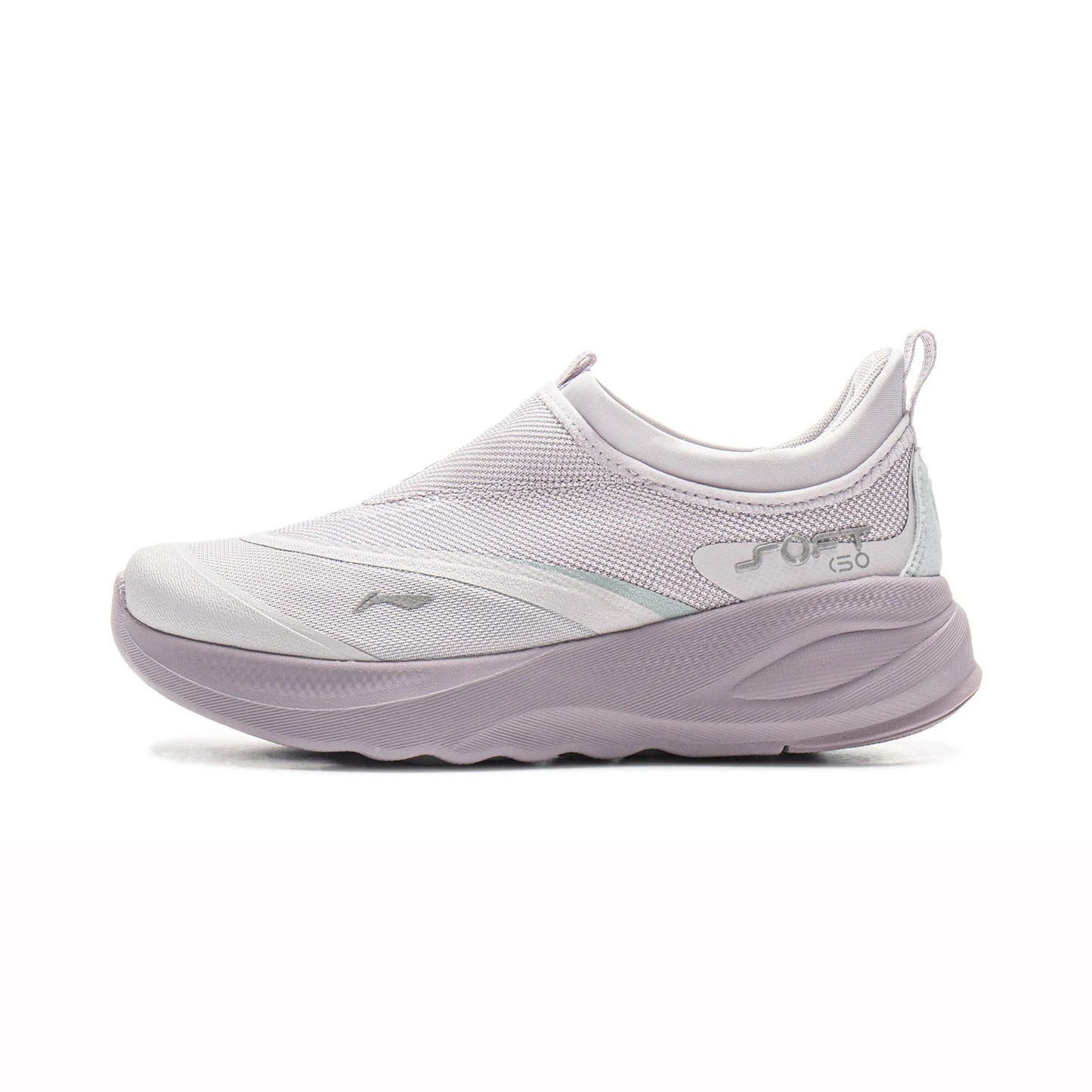 Li-Ning Women's SOFT GO 2 Slip-on Casual Walking Shoes COMFOAM Breathable Flexible LiNing Comfortable Sports Sneakers AGLV006
