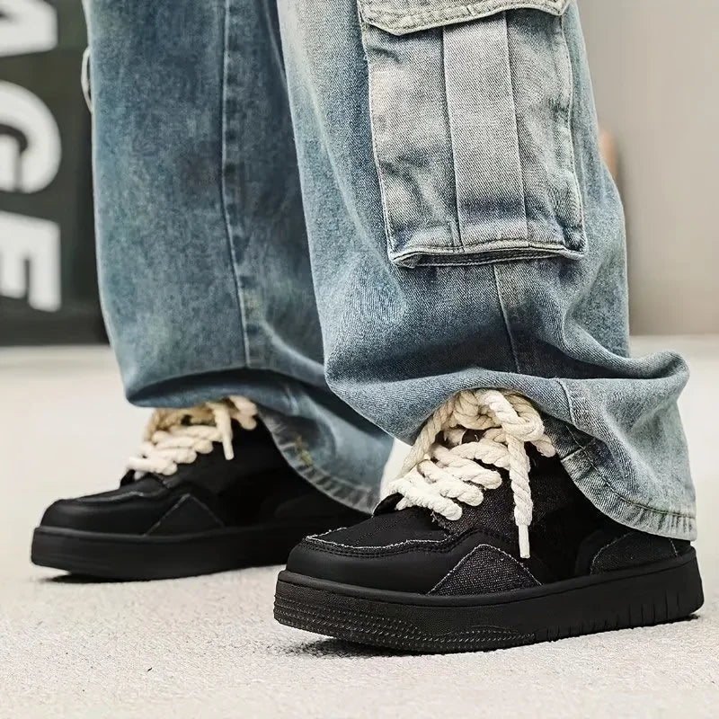 Men's Outdoor Casual Shoes, Everyday Casual Skate Shoes for Men