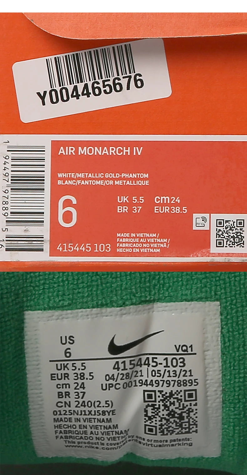 Scarpe da running basse da uomo Nike ufficiali e autentiche, leggere e resistenti, modello 415445-103