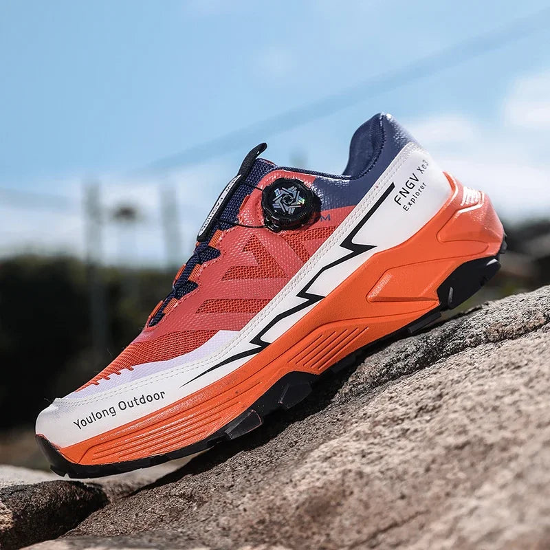Mens Sneakers Casual Outdoor Anti Slip Shock-absorbing Versatile Off Road Hiking Shoes Comfortable Soft Sole Running Shoes Man
