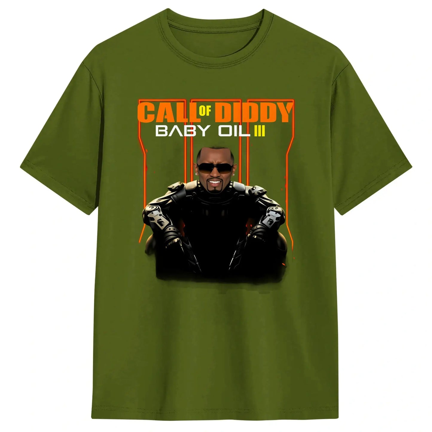 Men Funny Call of Diddy Meme T Shirt Cotton Clothing Fashion Short Sleeve Crew Neck Tee Shirt Classic T-Shirt