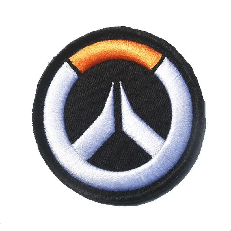 Patch mágico bordado Overwatch D.Va para braço, cosplay, mochila e roupa — decalque decorativo, merchandising para fãs e presente