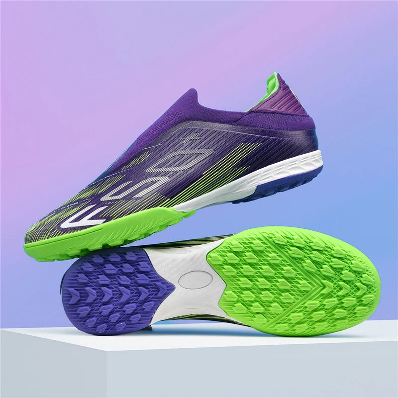 New Men's Football Boots Turf Soccer Shoes Sport Ultralight Comfortable Cleats Futsal Non Slip Fg Grass Indoor Adult Non-Slip