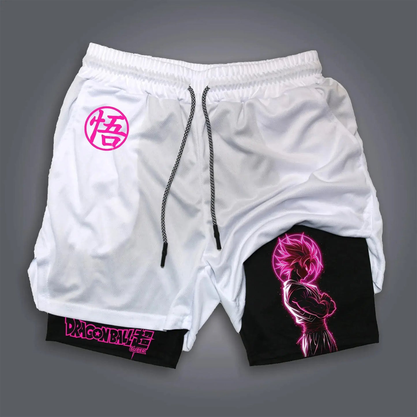 Dragon Ball Super Licensed Shorts 2025 - Japanese Anime Breathable Quick-Dry Beach Pants, Retro Y2K Hip Hop Style. Produit gaming premium Fraquane, équipement gamer.