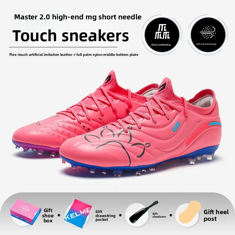 Kelme Adult Football Shoes Mg Short Nail Men's Training Football Boots Professional Competition Grass Specific Soccer Shoes