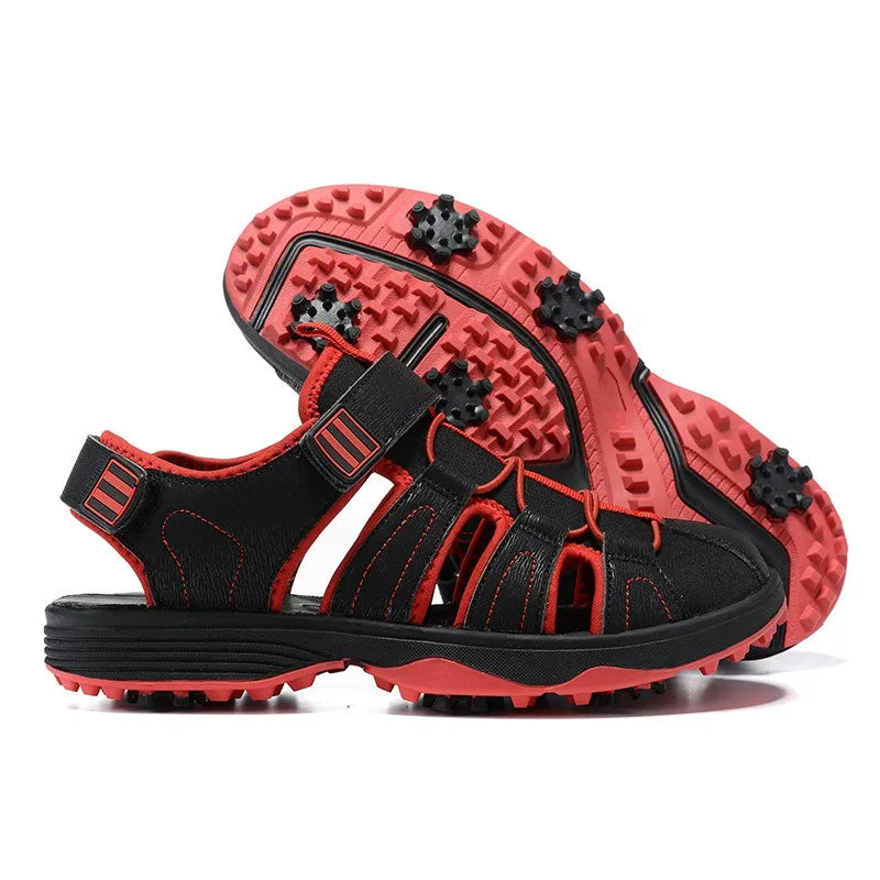 Summer lightweight luxury golf sneakers for men and women sandals outdoor mesh fitness jogging shoes men's non-slip sports shoes