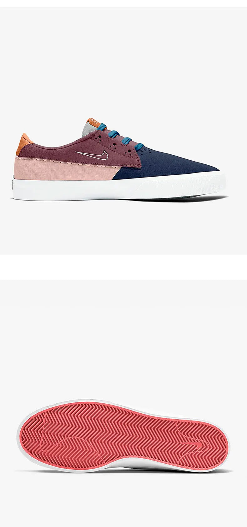 Nike genuine SB CHRON 2 men's and women's foam low top lightweight skateboard shoes BV0657-404