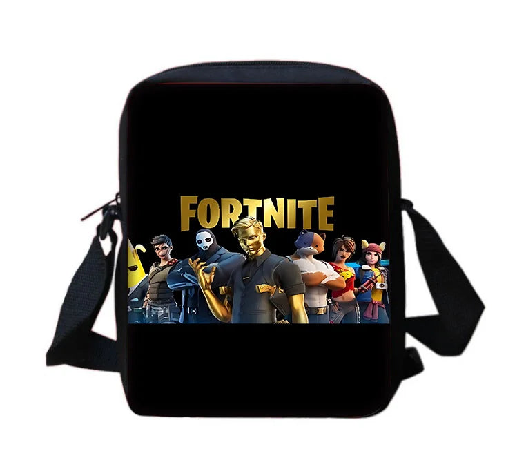 Hot Game Shooting Fortnites Child School Backpack With Shoulder Bag Pencil Bags School Bags for Boys Girls Best Gift