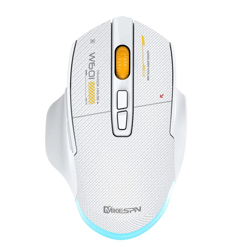 Rato Gaming Sem Fios Bluetooth, 12800 DPI, Rato RGB com Fio/Sem Fios com 7 Botões Programáveis, para PC e Portátil, Gaming