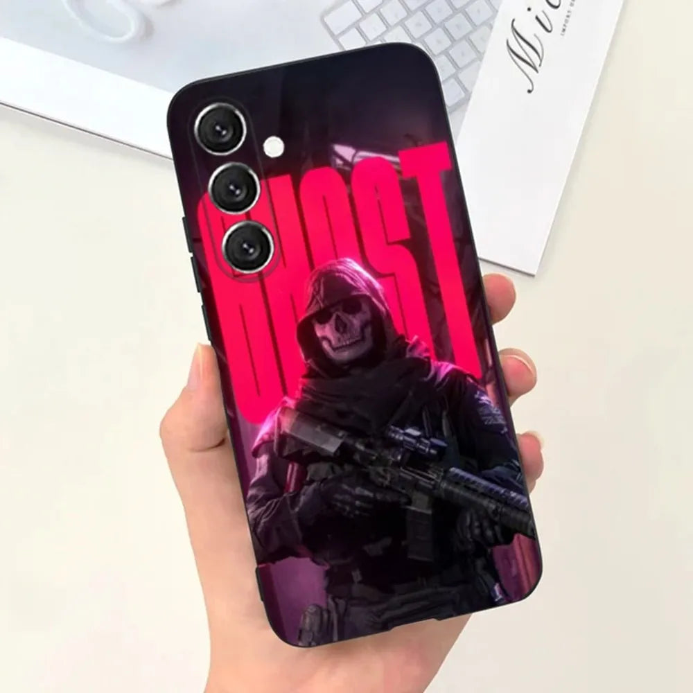 C-COD Call Of Duty hosts Phone Case For Samsung S25,S24,S21,S22,S23,S30,Ultra,S20,Plus,Fe,Lite,Note,10,9,5G Black Cover