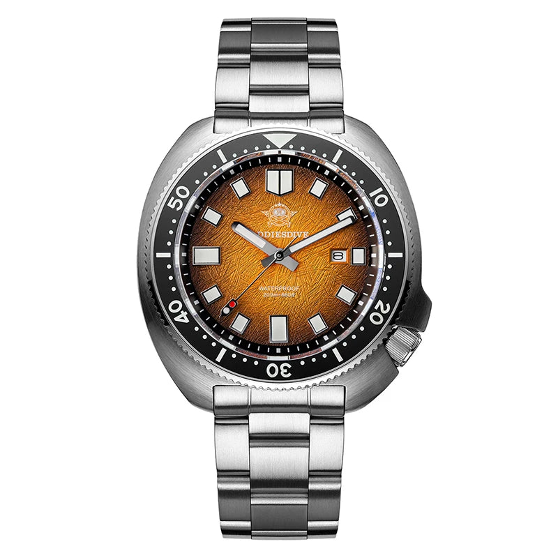 ADDIESDIVE Men's Luxury Watch 20Bar Waterproof Display AD2511 Sapphire Glass Reloj Hombre BGW9 Super Luminous Quartz Watches