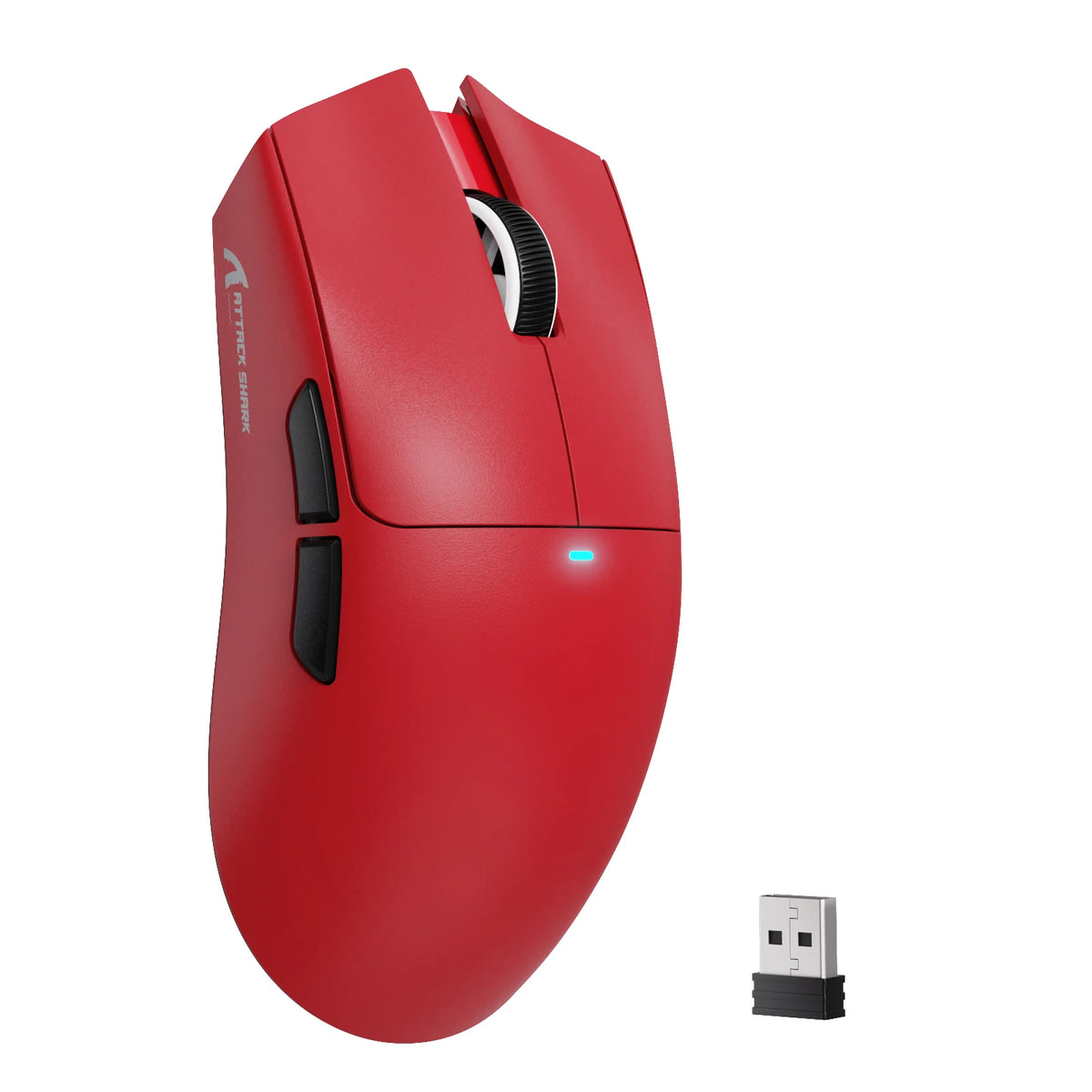 Безжична геймърска мишка ATTACK SHARK X11SE, Tri-Mode, суперлека 63g със сензор PAW3311, 22000 DPI, батерия 300mAh, двоен драйвер