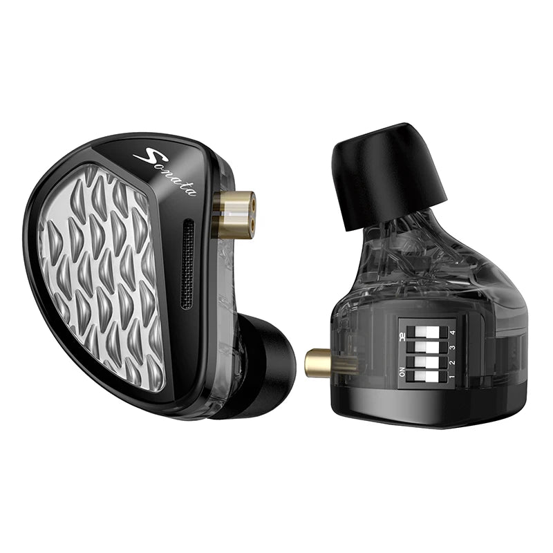 KZ Sonata 28BA HiFi Wired In-Ear Headphones, Tunable Balanced Armature Earphones for Audiophile Music, Gaming & Studio Monitoring