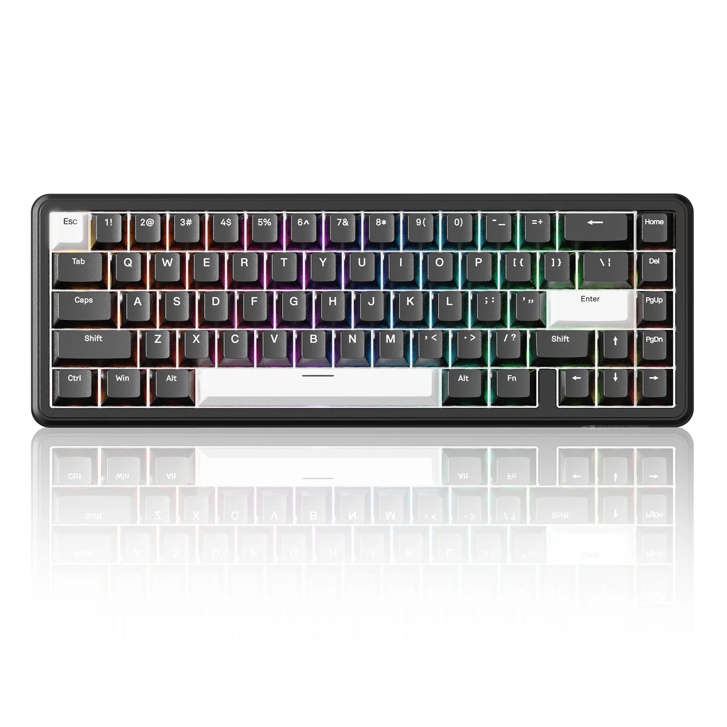ATTACK SHARK X65 HE Magnettastatur mit Rapid Trigger, 65% kabelgebundene Gaming-Tastatur mit 8000 Hz Polling-Rate