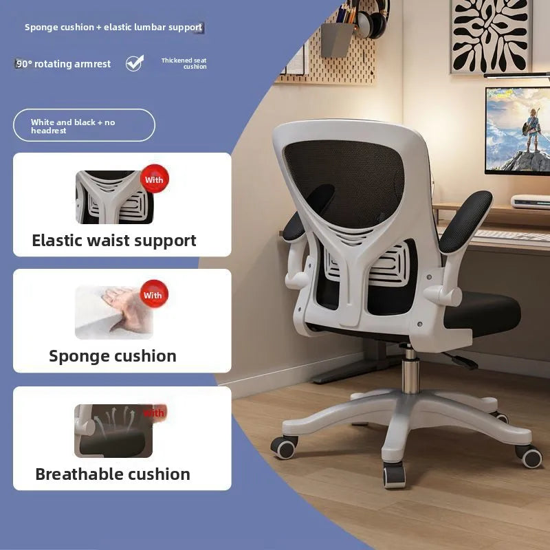 Ergonomischer Gaming-Stuhl für Wohnheim und Büro – komfortabler Computer-Schreibtischstuhl für lange Sitzzeiten, bequemer Computerstuhl und Gaming-Stuhl