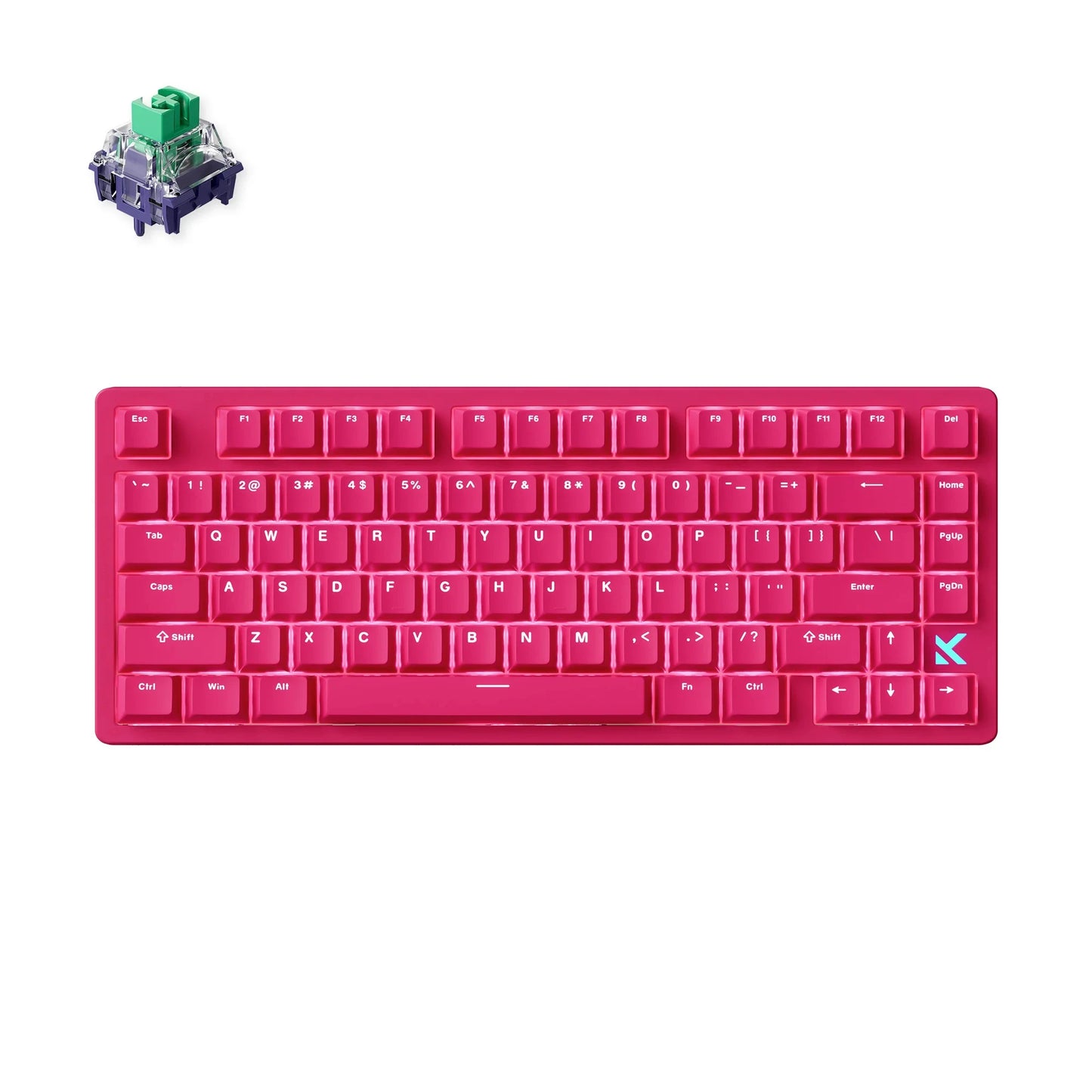 Teclado Gaming MCHOSE Jet 75 com Interruptores Magnéticos Hall Effect, Hot-Swappable, RGB Personalizado, Snap Tap, Latência de 0.1ms e Taxa de Polling de 8kHz