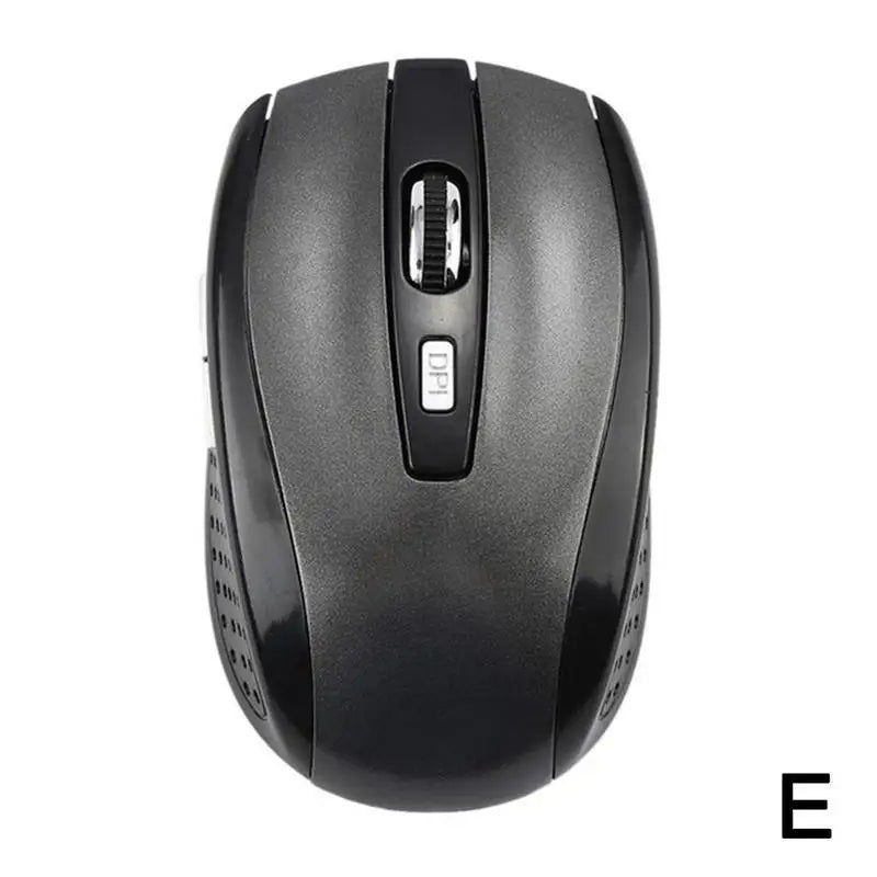 Rato Ótico Sem Fios 2.4GHz com Recetor USB para Gaming, 6 Botões, para Computador, PC e Portátil, Acessórios
