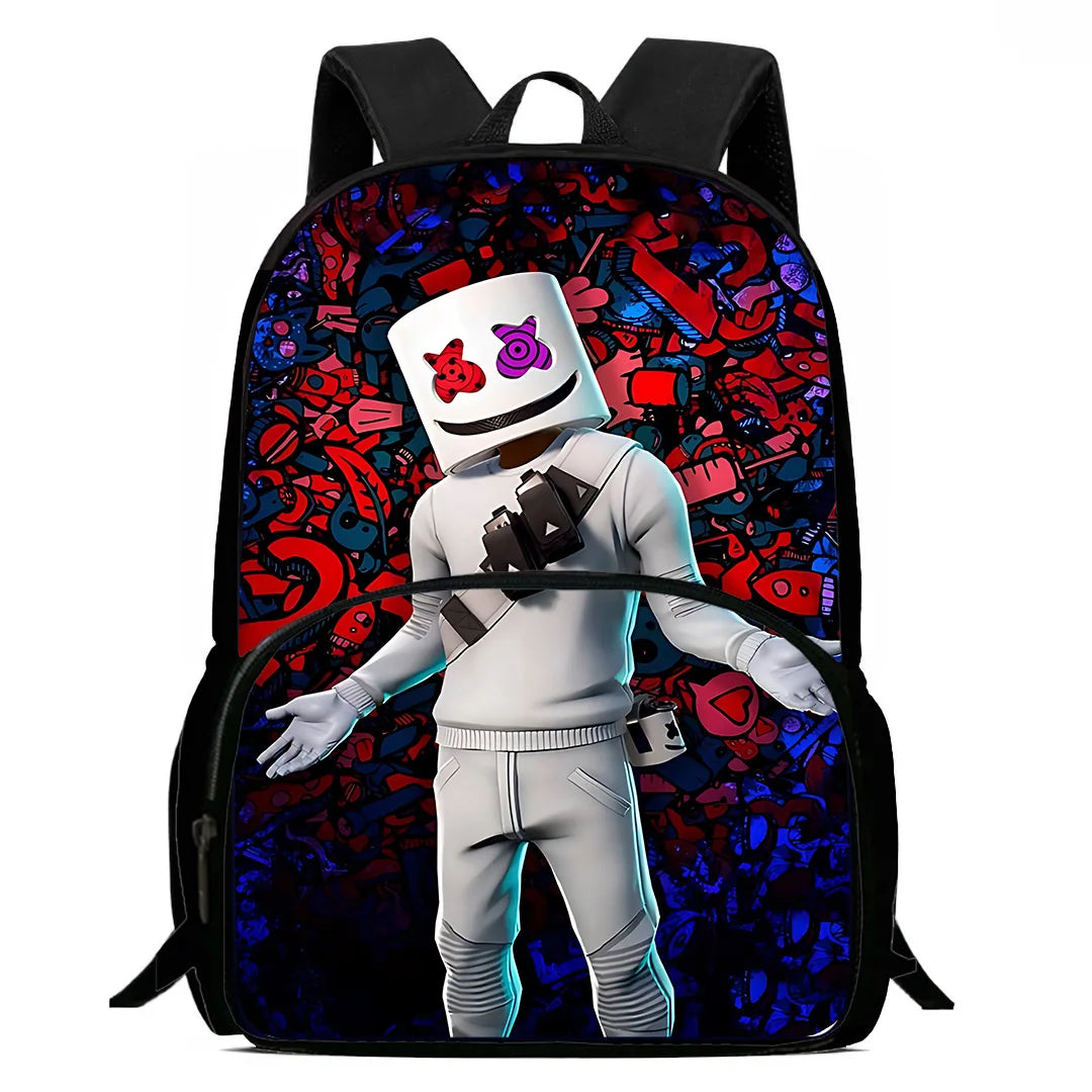 Mochilas Infantis Classic Game Fortnites para Rapazes e Raparigas, Presente de Aniversário para Estudantes, Mochilas Escolares de Grande Capacidade, Duráveis, para Campismo