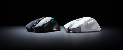 Rato Gaming Redragon M612 PRO RGB BT 2.4G, ótico sem fios 8000 DPI, 9 botões programáveis, 7 modos retroiluminados, B