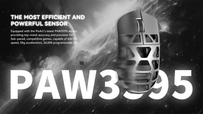 ATTACK SHARK R3 Magnesium Alloy Gaming Mouse 8K SUPERLIGHT 8000Hz 6 Adjustable DPI up to 26000 PAW3395 BT/2.4G Wireless/Wired