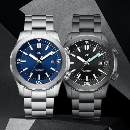 WM Watch Men Automatic Mechanical Watch Miyota8215 Sapphire AR Coated 100M Waterproof Man Business Welly Merck Watches 199M-WM