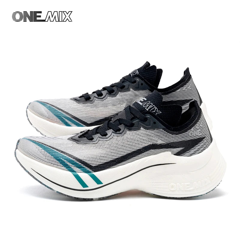 ONEMIX New Marathon Carbon Plate Running Racing Shoes Men Professional Stable Support Shock-relief Ultra-light Rebound Sneakers