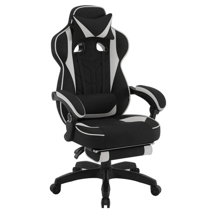 WOLTU Executive Office Chair Breathable Gaming Chair Ergonomic Gamer Computer Chair with Lumbar Cushion Headrest Footrest