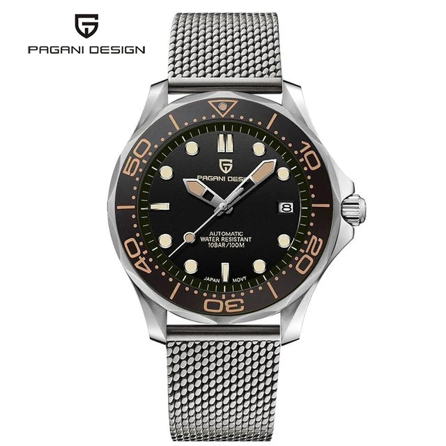 PAGANI DESIGN 2026 New automatic watch for men 007, luxury automatic watch for men, mechanical watch for men, AR sapphire, luminous, EU local delivery