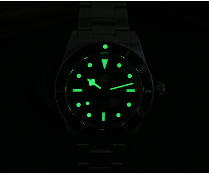 San Martin New Upgraded 37mm BB54 Vintage Men Diver Watch ST2130 Automatic Mechanical Sapphire Luminous Waterproof 200m SN0138
