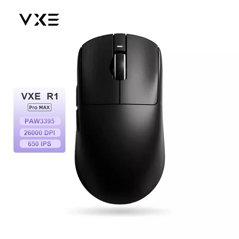 Rato Gaming Sem Fios ATK VXE Dragonfly R1 Pro MAX PAW3395 R1 SE Plus — Rato FPS Esports Personalizado, Recarregável e Leve