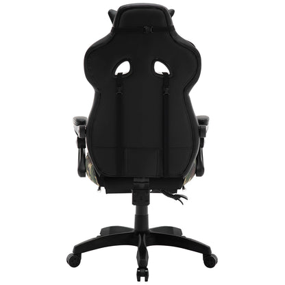 WOLTU Swivel Gaming Racing Chair Desk Office Computer Chair Sports Seat with Headrest Lumbar Cushion Footrest Gamer Chair