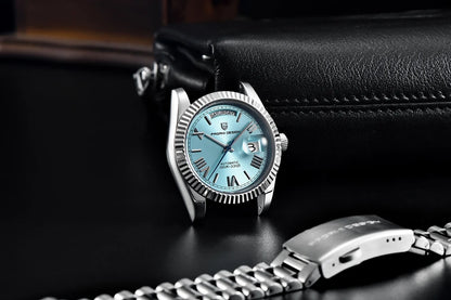 Men's watches PAGANI DESIGN New D36 Date, luxury top-end automatic mechanical Watch, Men's Watch with AR Sapphire glasses, 10 bar waterproof