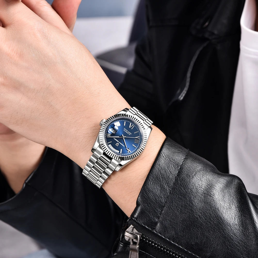 Men's watches PAGANI DESIGN New D36 Date, luxury top-end automatic mechanical Watch, Men's Watch with AR Sapphire glasses, 10 bar waterproof