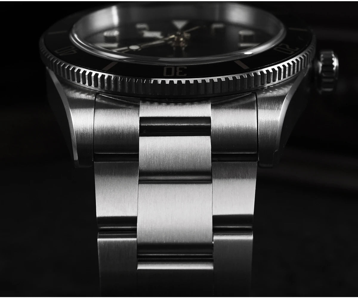 San Martin New Upgraded 37mm BB54 Vintage Men Diver Watch ST2130 Automatic Mechanical Sapphire Luminous Waterproof 200m SN0138