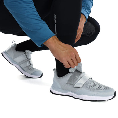 Buty rowerowe Santic – wielofunkcyjne buty do biegania, SPD, do użytku w pomieszczeniach i rekreacji, z gumową podeszwą, zapięciem na rzep, z siateczką 3D, unisex