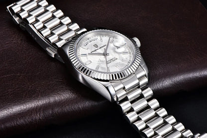 New Watch man PAGANI DESIGN D36 gold Rose Luxury automatic mechanical waterproof glass Sapphire AR stainless steel Date gift Man