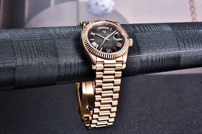 Men's watches PAGANI DESIGN New D36 Date, luxury top-end automatic mechanical Watch, Men's Watch with AR Sapphire glasses, 10 bar waterproof