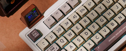 EPOMAKER RT100 95% Gasket-Mounted Wired/Bluetooth/2.4G Wireless Mechanical Keyboard with Multi-media Knob & Mini Display