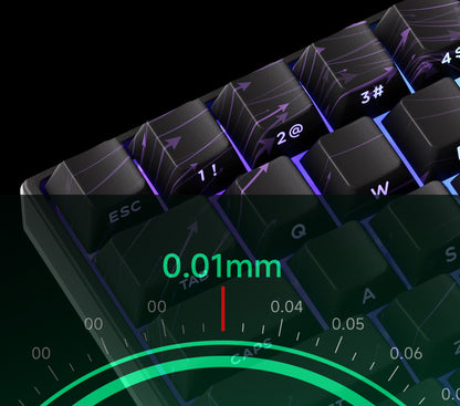 Akko MonsGeek FUN60 mechanische Tastatur mit Magnetschaltern, 60% Gaming-Tastatur, Rapid Trigger 0.01mm, 8K, ARGB, HE/TMR, Custom Keyboard
