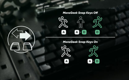 Akko MonsGeek FUN60 mechanische Tastatur mit Magnetschaltern, 60% Gaming-Tastatur, Rapid Trigger 0.01mm, 8K, ARGB, HE/TMR, Custom Keyboard